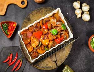 Chilli Mushroom Dry