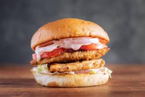 Double Up Chicken Cheese Burger