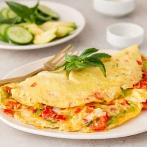 Classic Veggie Omelette