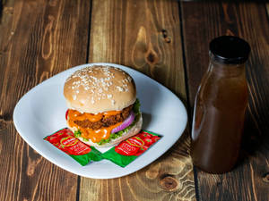 Achari Paneer Burger