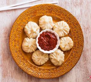 Veg Steam Momo's 6 Pcs