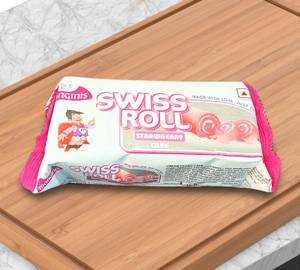 Swiss Roll Strawberry 40 Grm