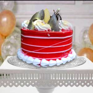 Strawberry Cake-Veg                                                     
