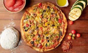 Verdura Pizza (Roasted Vegetables) [12 Inch]