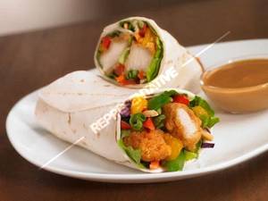 Crispy chicken wrap