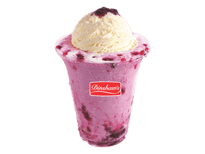Smoothie With Ice Cream Blueberry