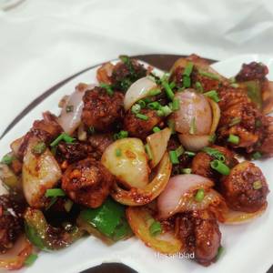 Chilly Mushroom Dry