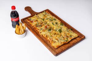 Farm House Pizza+ Peri Peri Fries+ Coldrink