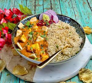 Mutter Paneer With Jeera Rice 
