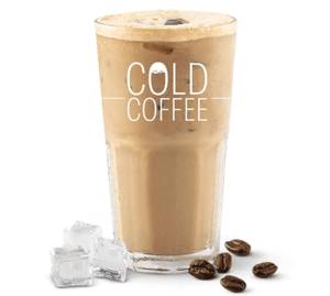 Cold coffee.