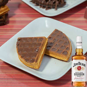 Bourbon Whisky Choco Waffle