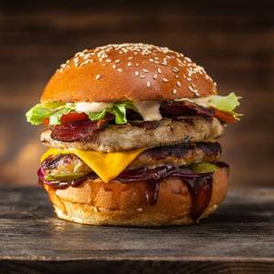 Double Cheese Chicken Burger