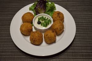 Poha Crusted Fish Balls