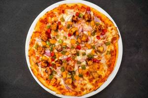 Barbeque Cottage Cheese Pizza