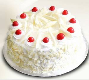 Eggless White Forest Cake (450 Gms)