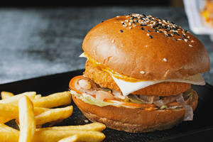 Veg Kebab Burger