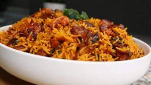 Schezwan Mutton Fried Rice