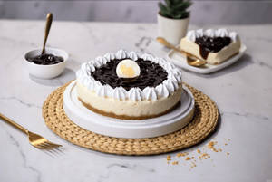 Baked Blueberry Cheesecake