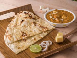 Butter Naan + Paneer Butter Masala