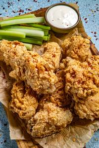 Crispy wings (6 pcs)