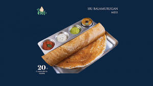 Poondu Podi Roast Dosa
