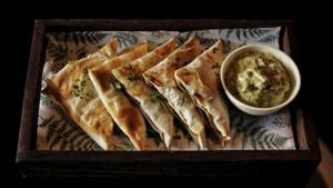 Mushroom And Three Cheese Filo Parcels