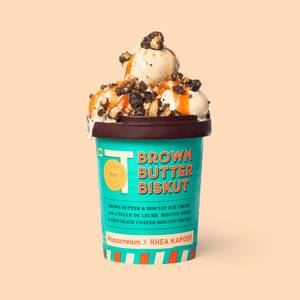 Brown Butter Biskut Ice Cream [450 ML]