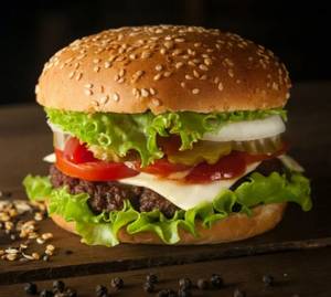 Mexican Cheese Jalapeno Burger   