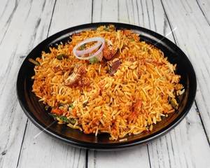 Hyderabadi veg dum biryani