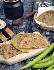 Hari Mirchi Parantha
