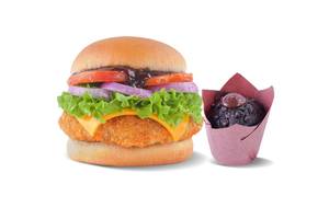 Non - Veg Burger & Muffin Combo