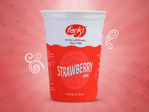 Strawberry Lassi (200 Ml)
