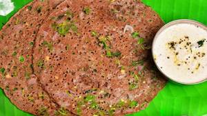Onion Ragi Dosa