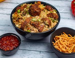 Veg Manchurian Fried Rice