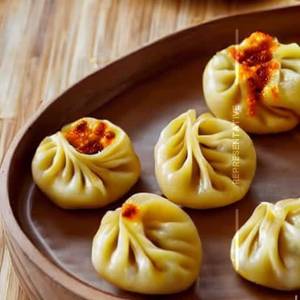 Baked Cheesy Malai Momos