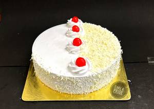 White Forest Cake Eggless