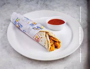 Double Chicken Kathi Roll (No Egg)