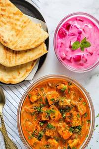 Shahi Paneer [Half] With 3 Laccha Parantha