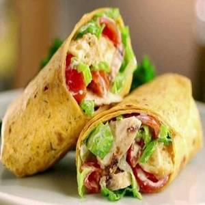 Cheesy Crispy Chicken Wraps