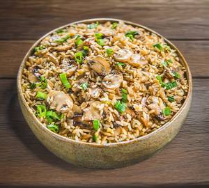 Schezwan Mushroom Fried Rice