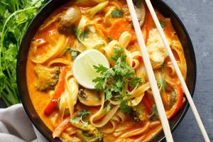 Penang Style Chicken Noodles Soup