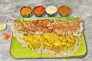 Onion Rava Masala Dosa