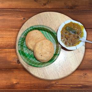 Satu Kachori + Sabji (2 Pcs)