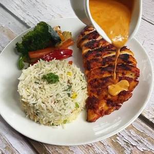 Peri Peri Chicken With Herb Rice