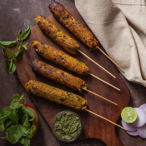 Veg Seekh Kebab (6 Pieces)