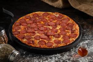 Double Pepperoni Hot Honey Thin Crust Pizza