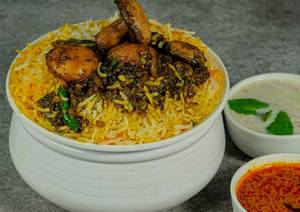 Mushroom Gongura Biryani