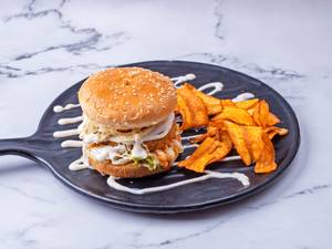 Jain Cheese Blast Patty Burger