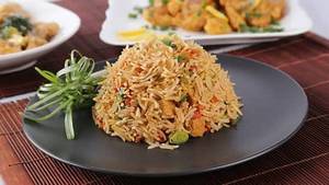 Schezwan Egg Fried Rice