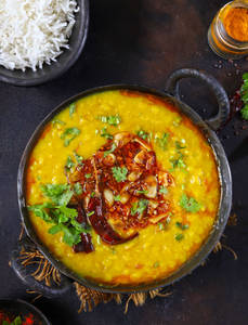 Desi Ghee Tadka Arhar Dal Khichdi